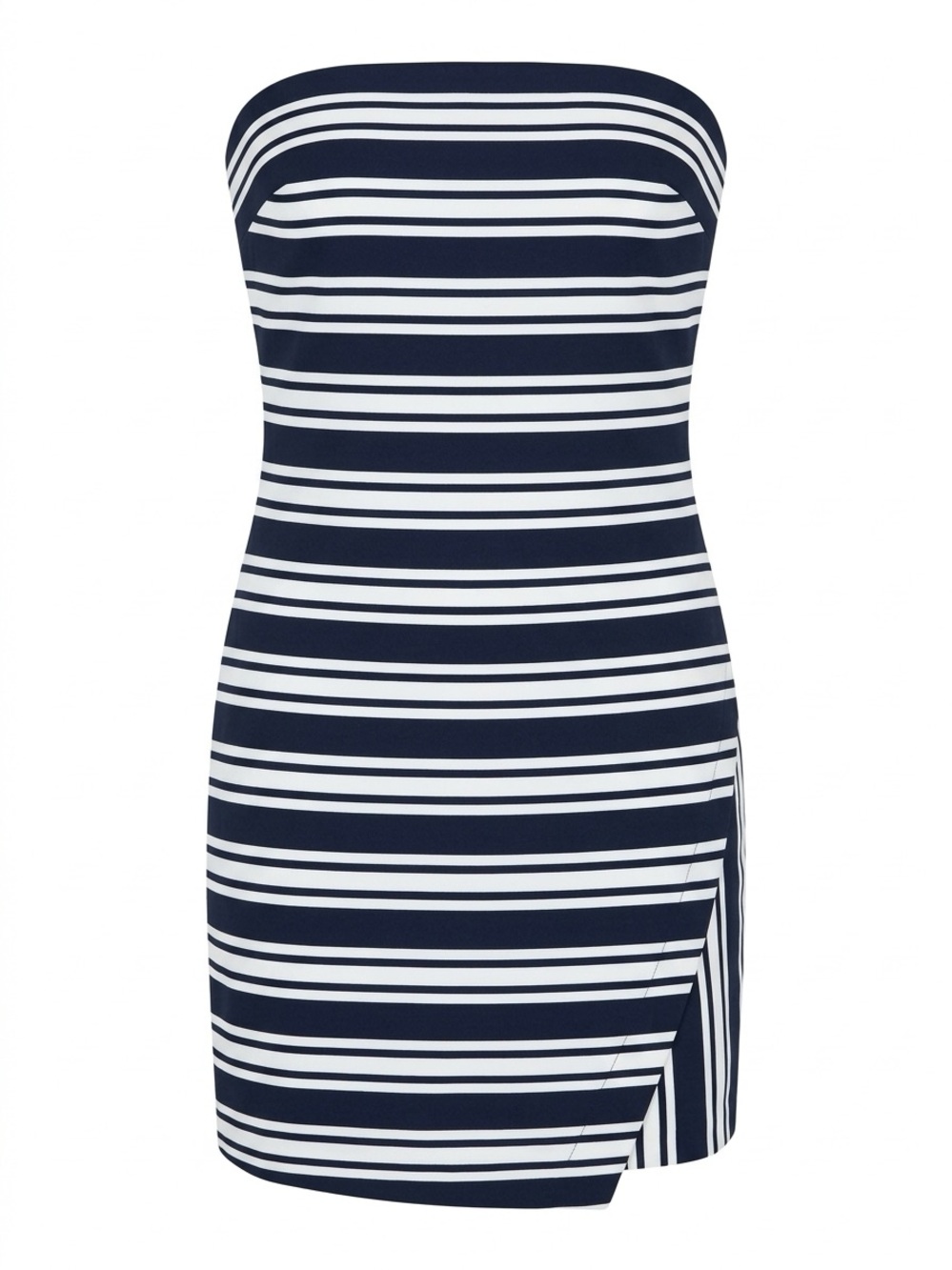 Zara Trafaluc Striped Strapless Romper Skort Dress Shorts Parisian Chic XS